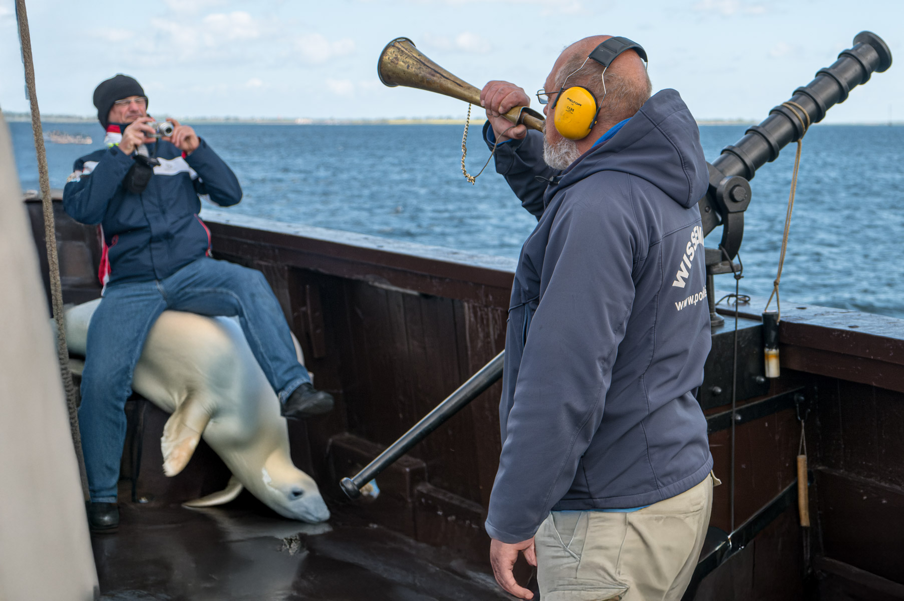 Mit Erich Wuttke auf hoher See